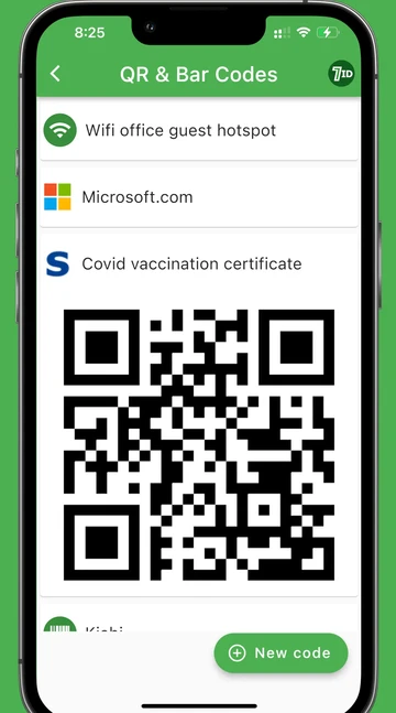 7ID: QR Code აპლიკაცია