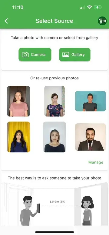 7ID: Creador de fotografías de identificación de estudiantes